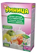 multifruit with banana, pears, apples and apricots, 250 g
