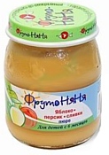 Frutonyanya Apple-peach-cream, 112 g